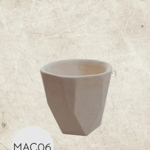 Maceta facetada
